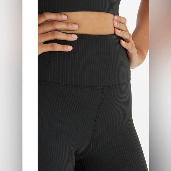 Girlfriend Collective Black RIB High-Rise Legging XL - Picture 11 of 11
